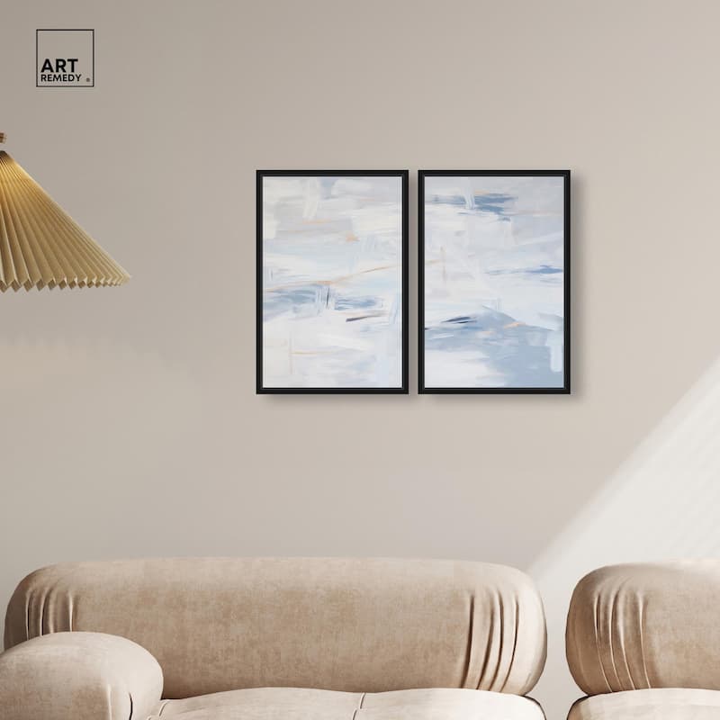 Frozen in Time I Canvas Set of 2 by Art Remedy