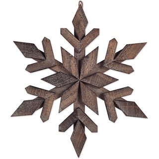 Brown Snowflake 18"