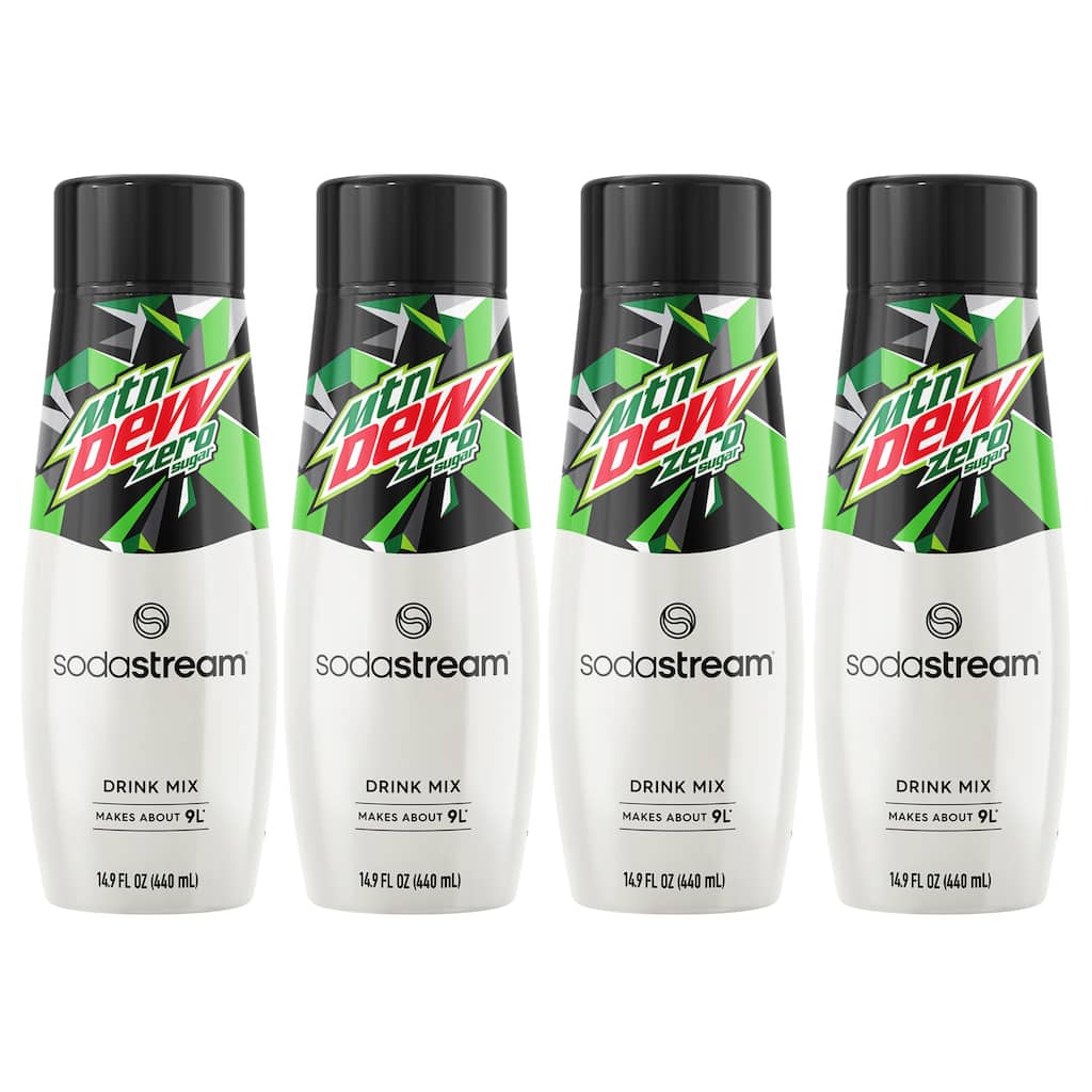 SodaStream® Mountain Dew® Zero Sugar Drink Mix 4-Pack