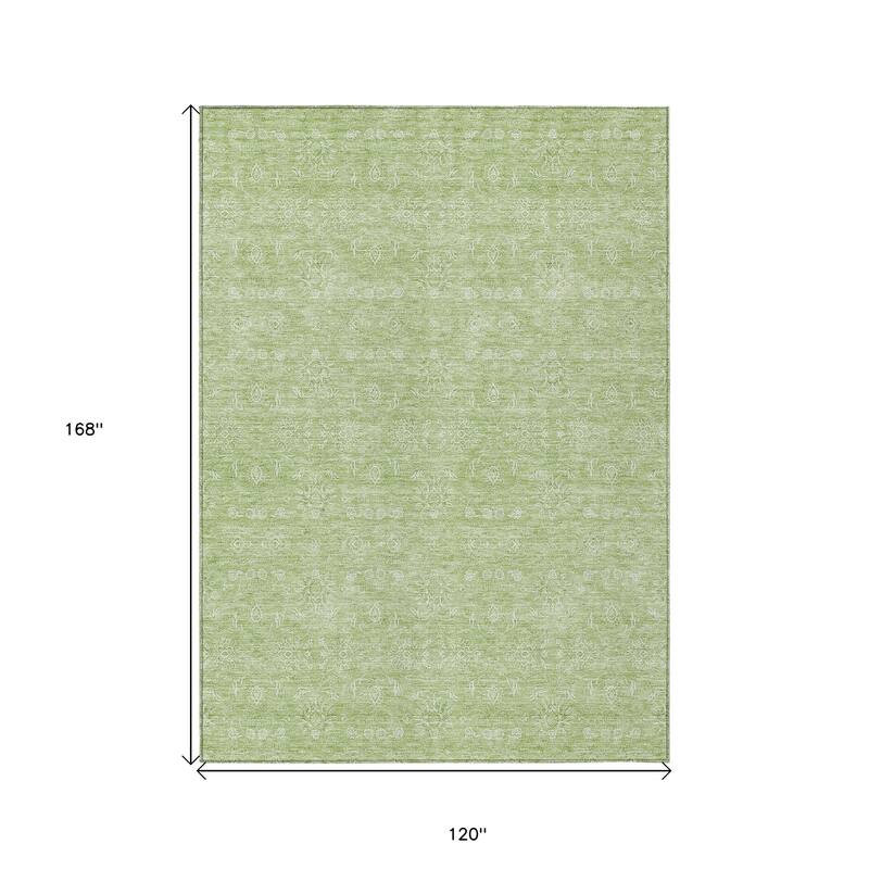 HomeRoots Floral Transitional Rectangle Outdoor Rug