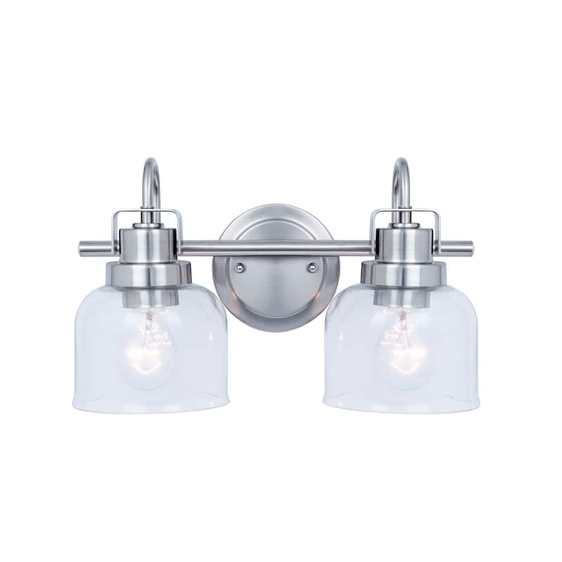 Brio Lighting Brighton Farmhouse 2-Light Dimmable Bathroom Vanity Light