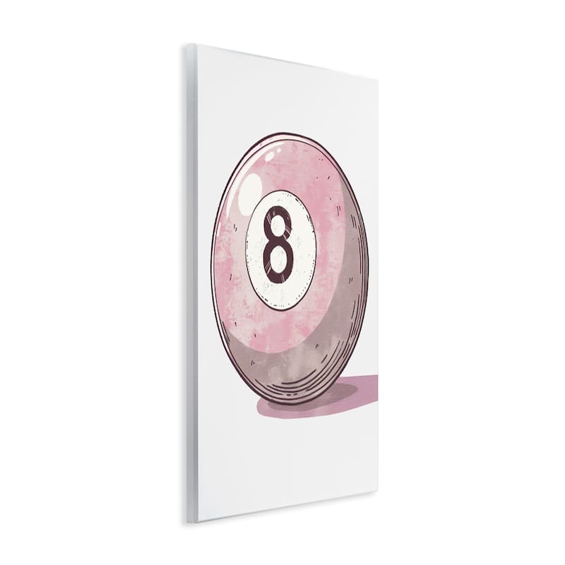 Stupell Pastel Eight Ball Wall Plaque Art Design By LSR Design Studio
