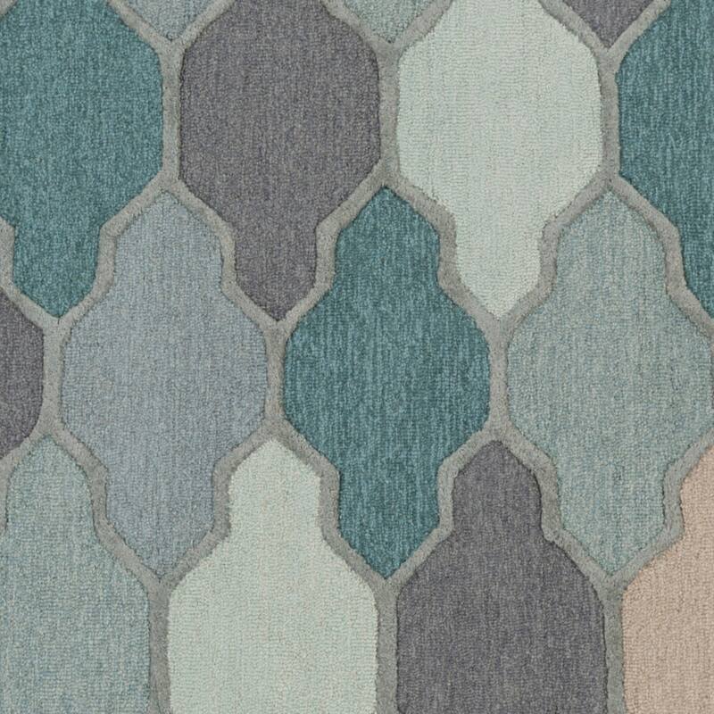 Hand-Tufted Ryde Moroccan Trellis Wool Rug