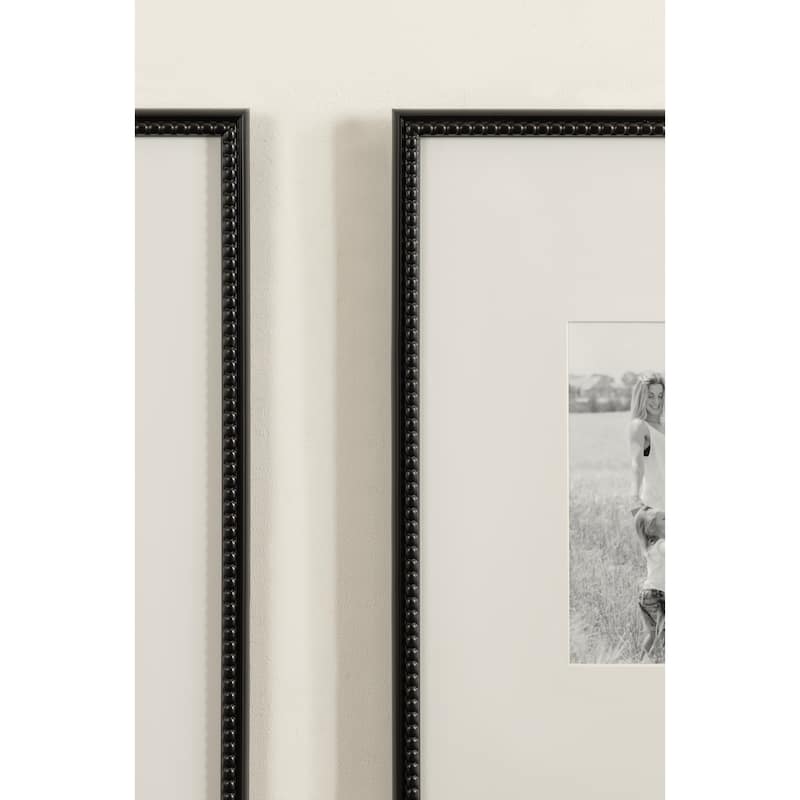 Kate and Laurel Adlynn Beaded Photo Frame Set