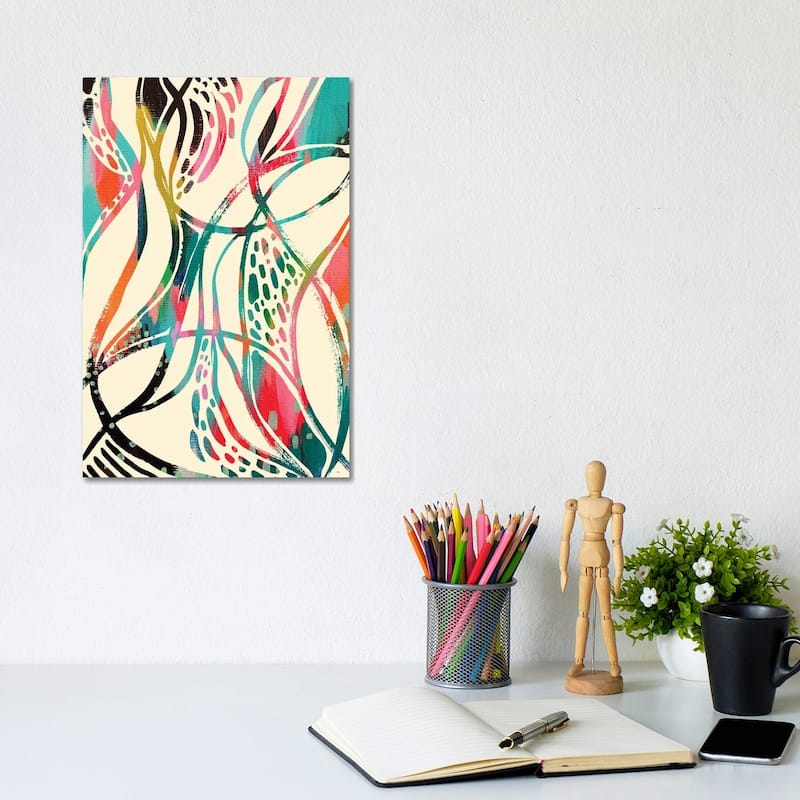 iCanvas "Abstract Print I" by ETTAVEE Canvas Print - 12x8x0.75
