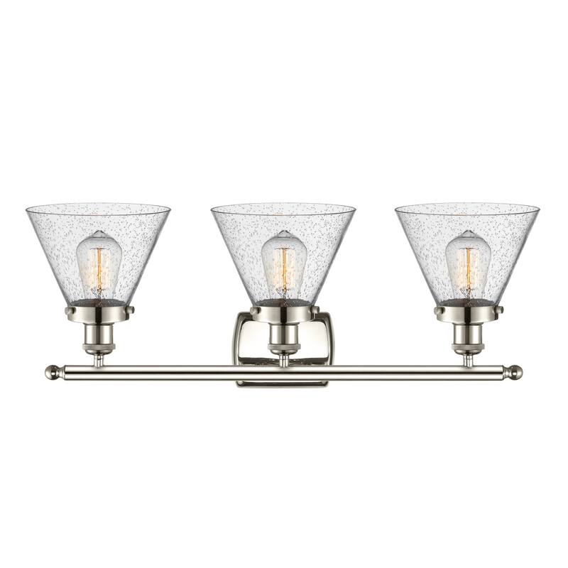 Innovations Lighting Ballston Urban Cone - 3 Light 28" Bath Vanity Light