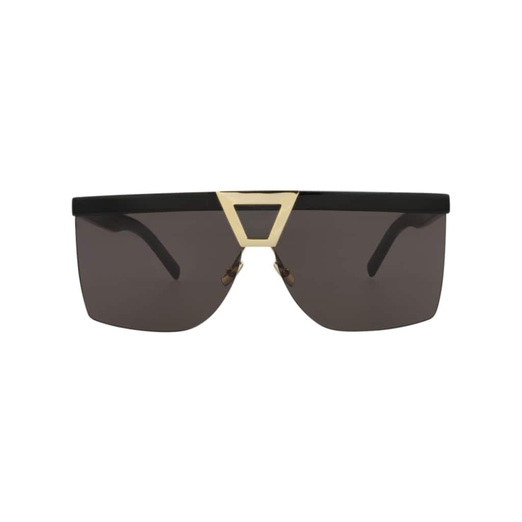 Saint Laurent Shield-Frame Acetate Sunglasses