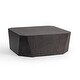 preview thumbnail 6 of 9, Classic Home Avena 42" Burl Wood Square Coffee Table