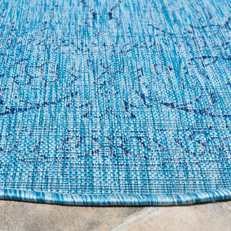 SAFAVIEH Courtyard Aquata Indoor/ Outdoor Waterproof Patio Backyard Rug