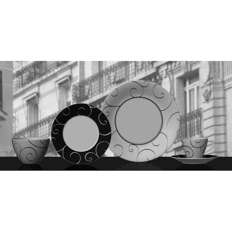 Red Vanilla Panache Round Platter 12" - N/A