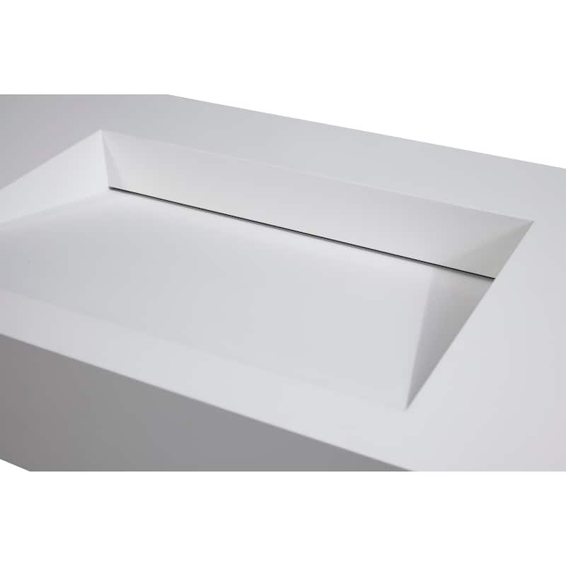 Audrey 36" - 72" Solid Surface Bathroom Vanity Top