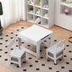preview thumbnail 12 of 14, Wooden 3 Pcs Kids' Table & Chair Sets
