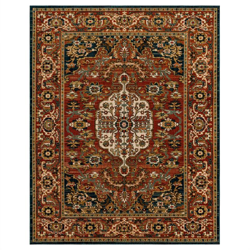 Mohawk Home Bilpass Ornamental Medallion Area Rug