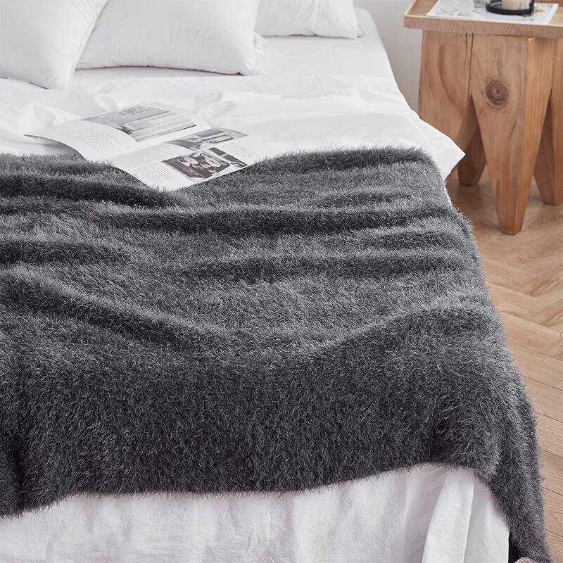 Cozy Potato® Crazy Messy Plush Throw Blanket