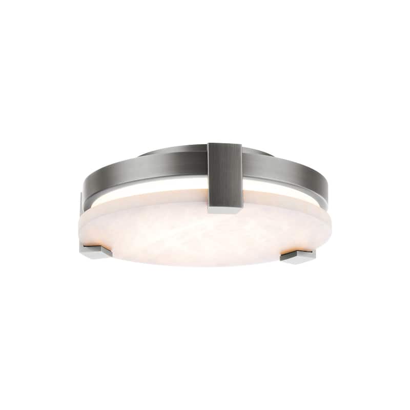 Catalonia 11in LED Flush Mount 3000K - Antique Nickel - 11
