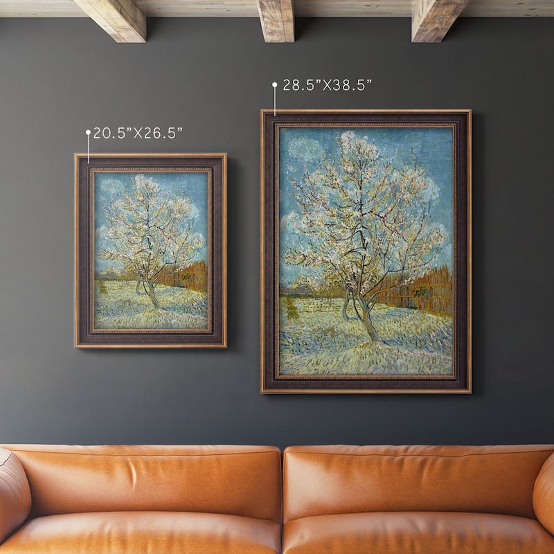  The Pink Peach Tree Premium Framed Canvas- Ready to Hang