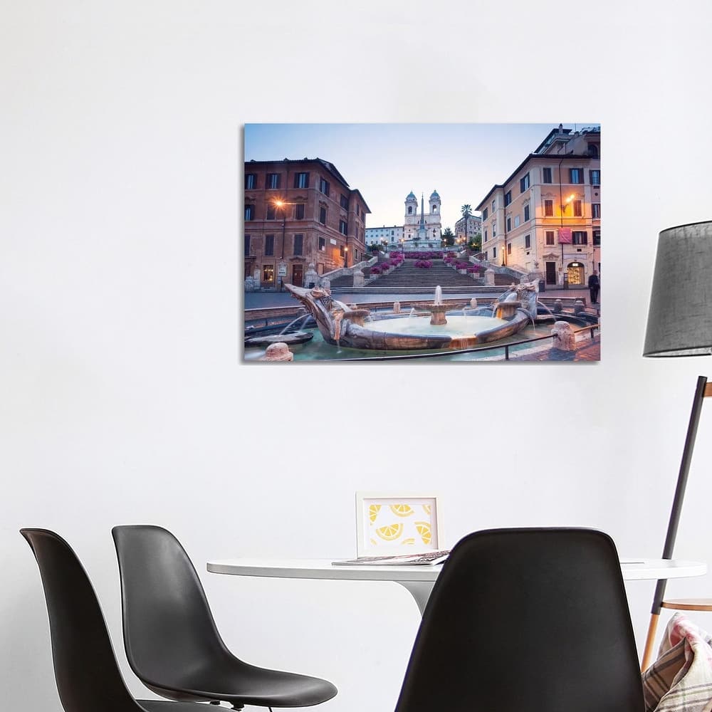iCanvas "Spanish Steps, Rome" by Matteo Colombo Canvas Print