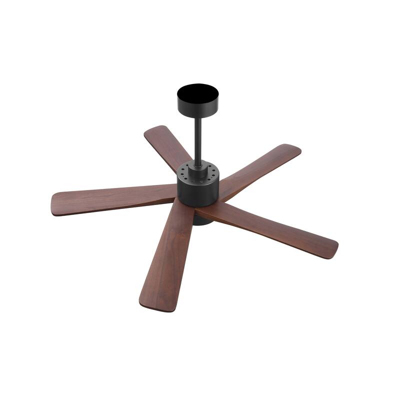 WINGBO 54" and 64" 5 ABS Blades DC Motor Indoor Ceiling Fan with Light & Remote