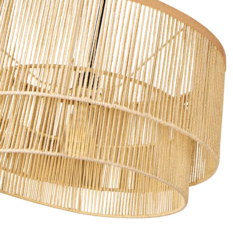 Rattan Drum Chandelier Rattan Pendant Light