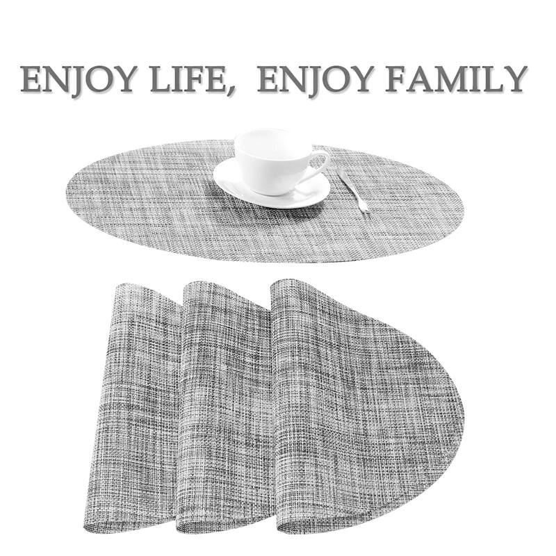 Washable Placemats Set of 4 Non-Slip Insulation Mats