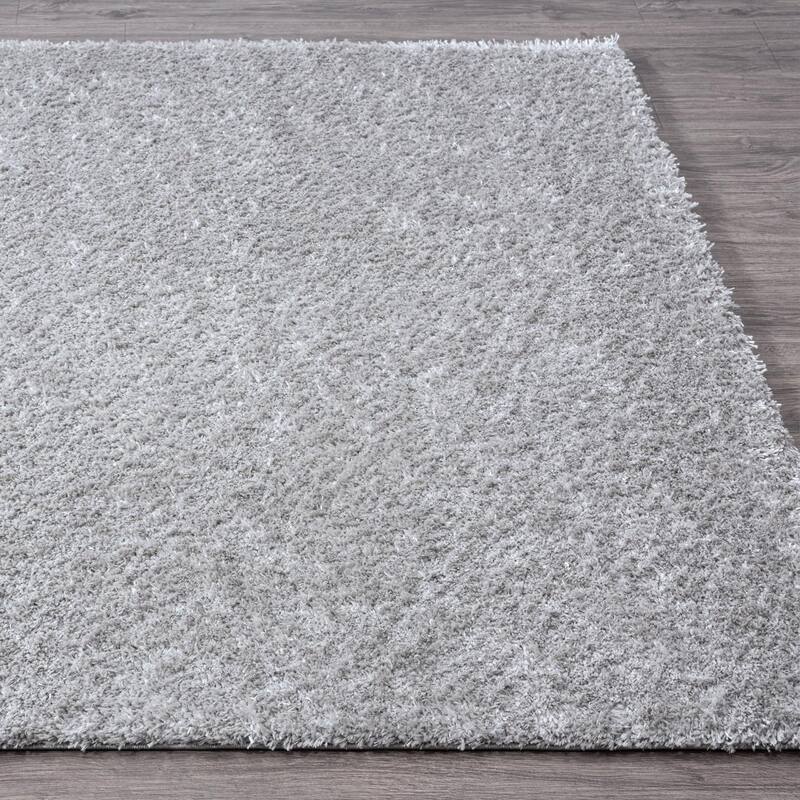 Luxe Weavers Solid Plush Shag Area Rug