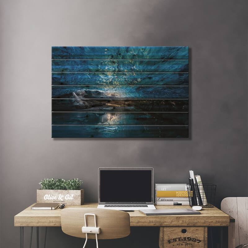Deep Inside Print On Wood by Hervé Loire - Multi-Color
