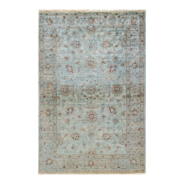 Noori Rug Pak-Persian Kashan Black/Ivory Round Rug 6'4 x 6'5 Noori Rug Pak-Persian Kashan Black/Ivory Round Rug 6'4 x 6'5