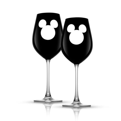 Disney Luxury Mickey Mouse Stemmed Red Wine Glass - 23 oz - Set of 2