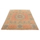 preview thumbnail 3 of 7, ECARPETGALLERY Hand-knotted Jules Serapi Coral Wool Rug - 8'0 x 10'0