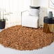 SAFAVIEH Handmade Leather Shag Carlijn Modern Decorative Rug - 6' x 6' Round - Light Gold