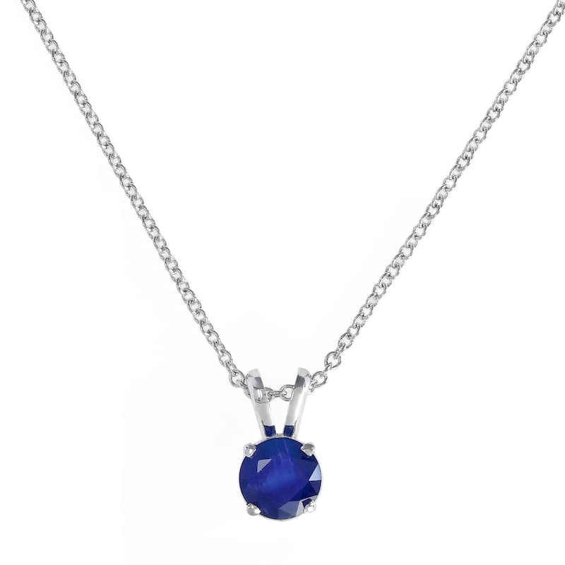 EFFY 14K Gold Natural Sapphire Pendant Necklace