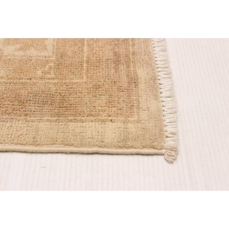 ECARPETGALLERY Hand-knotted Chobi Finest Cream Wool Rug - 7'10 x 10'1