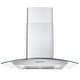 preview thumbnail 1 of 10, Cosmo 30 in. Ducted Wall Mount Range Hood in Stainless Steel with Push Button Controls, LED Lighting and Permanent Filters