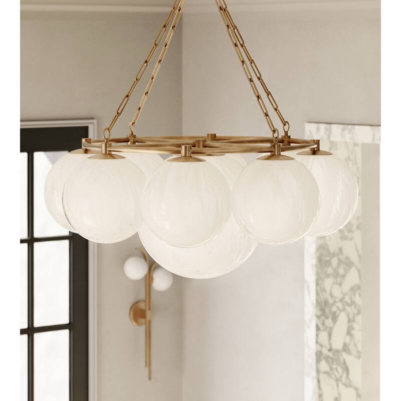Hudson Valley Lighting 5243 Thornwood 9 Light 43" Wide Chandelier