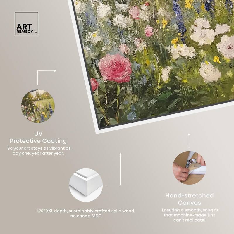 Floral Farmhouse II Canvas by Art Remedy