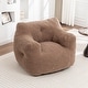 preview thumbnail 10 of 68, Bean Bag Sofa Chair with Armrests Stuffed High-Density Foam