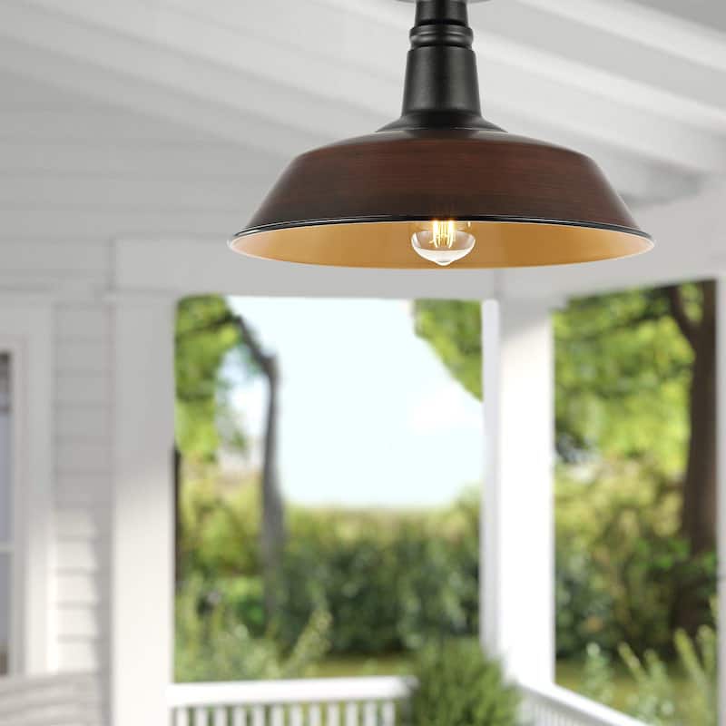 Cassidy 14" LED Semi-Flush Mount, by JONATHAN Y