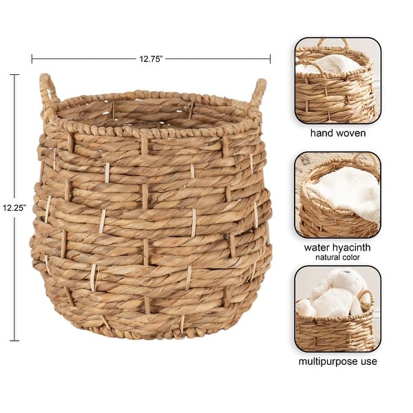 dimension image slide 0 of 3, Kate and Laurel Livia Woven Baskets