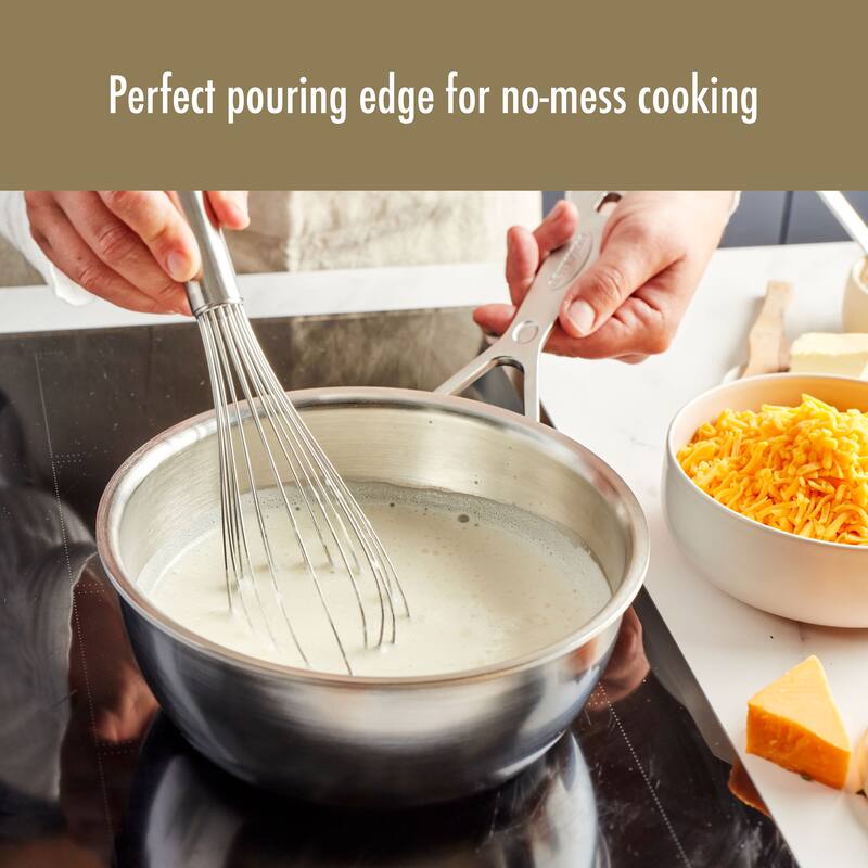 Demeyere Industry 5-Ply 3.5-qt Stainless Steel Essential Pan