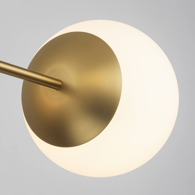 4 - Light Dimmable Gold Sputnik Modern Linear Globe Chandelier Kitchen Island Pendant Light - W41.73"