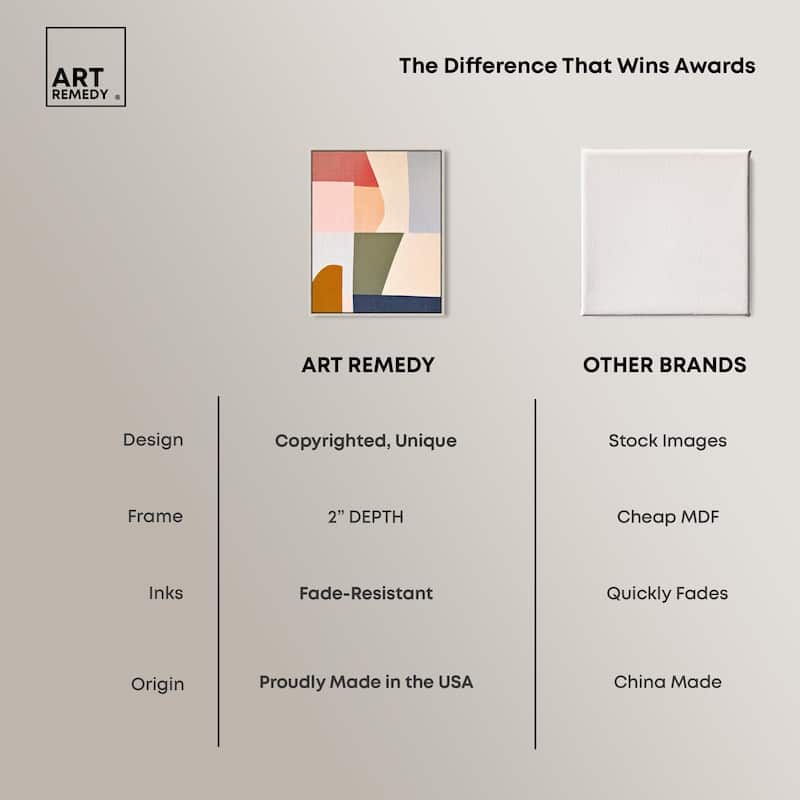 Planar Patchwork I Canvas by Art Remedy
