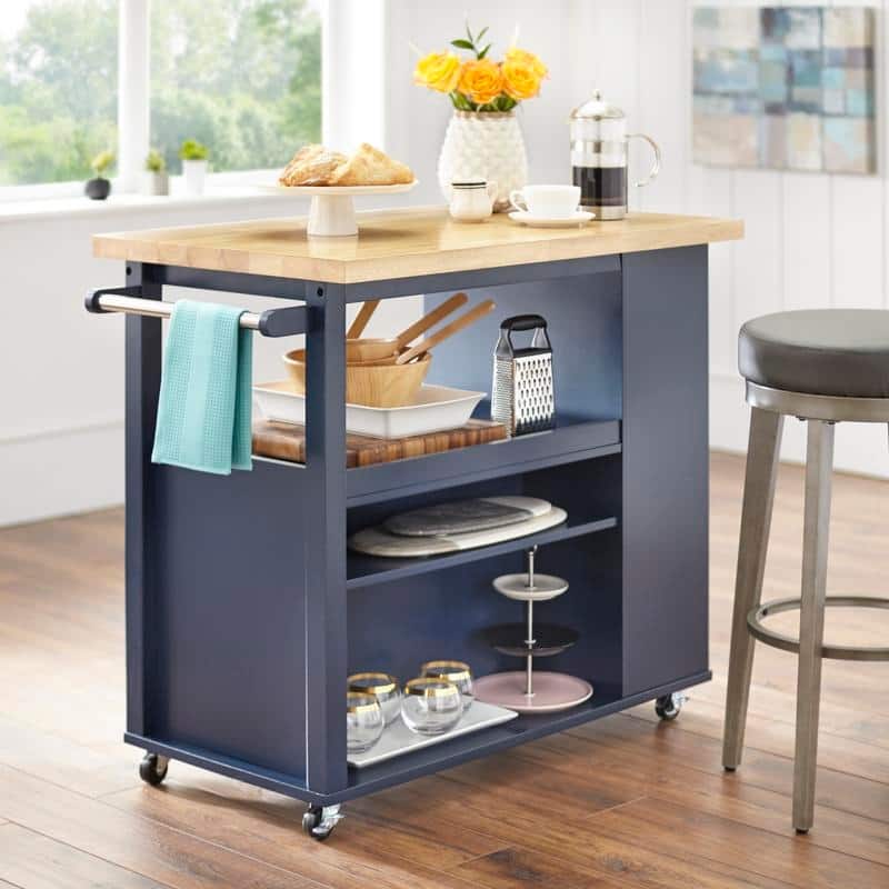 angelo:HOME Boston Rolling Kitchen Island/Cart