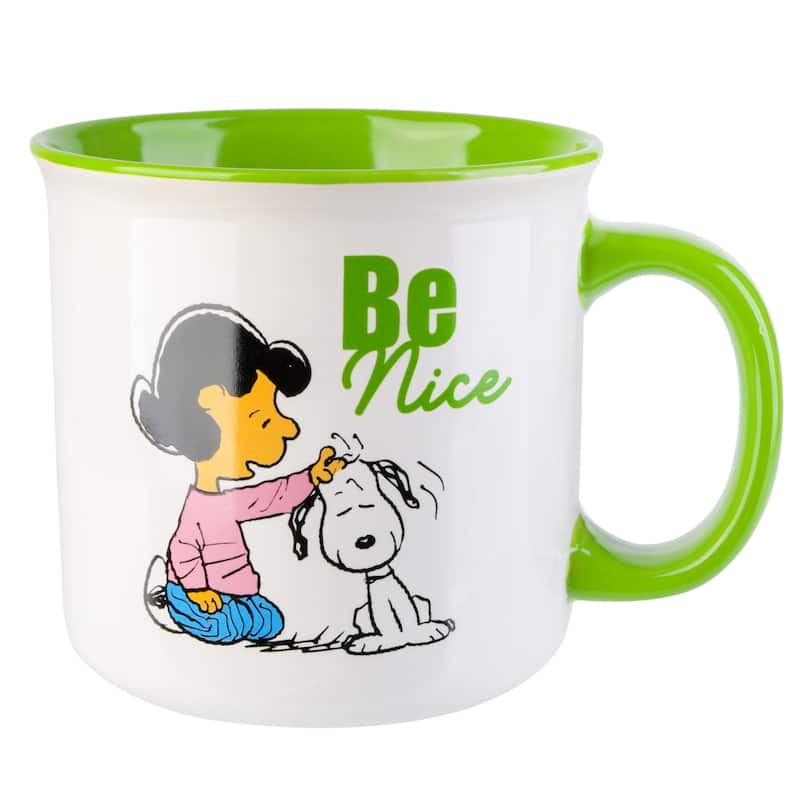 Peanuts Be Happy 4 Pack 21 OZ Mugs