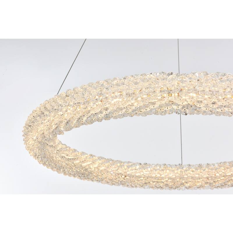 Indigo Home 24 inch Adjustable LED Chandelier