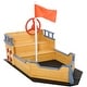 preview thumbnail 3 of 9, Outsunny Large Outdoor Kids Sandbox Backyard Toy, Cedar Wood Sandbox - 62.25"x 30.75"x 18"