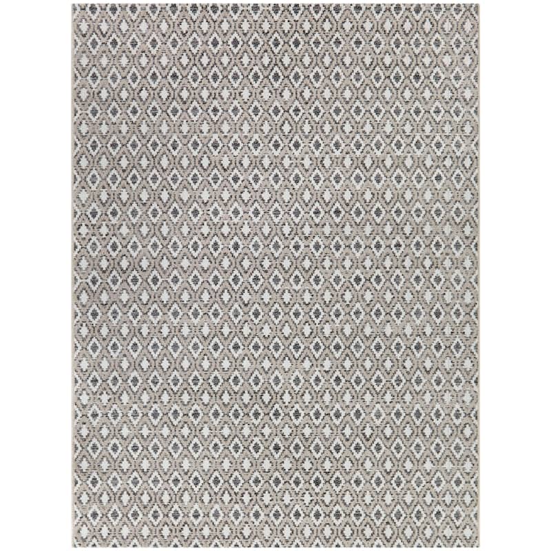Fabien Diamond Trellis Indoor/Outdoor Area Rug