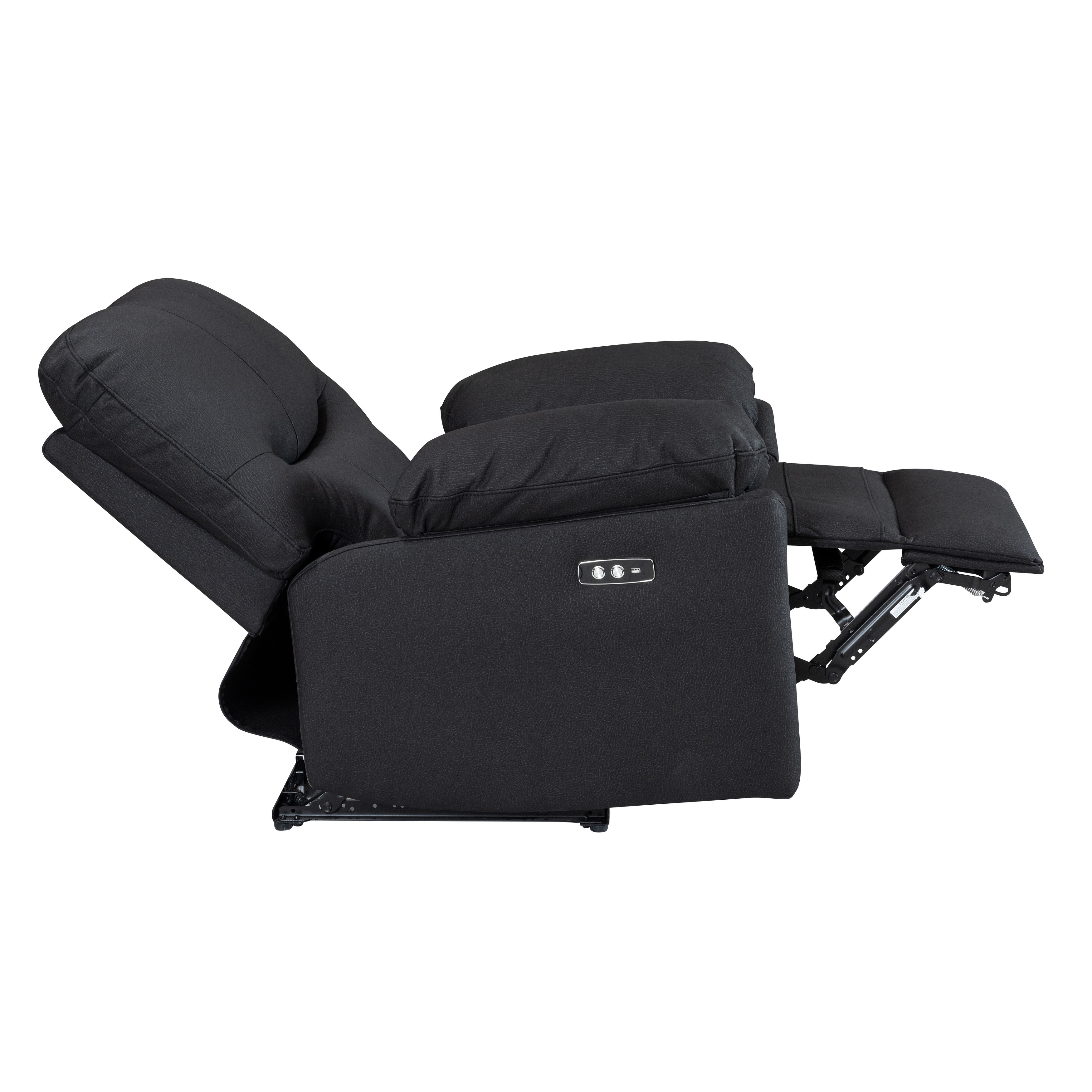 Q Max Power Recliner Chair with USB Port and Overstuffed Cushions