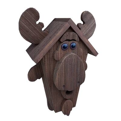 Rustic Moose Birdhouse