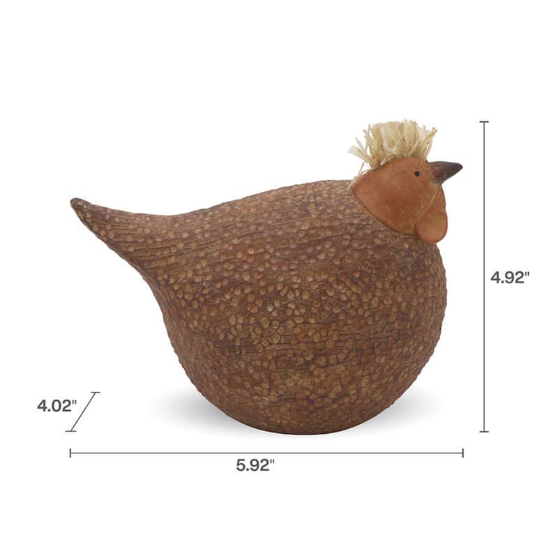 Elements Hen Tabletop Décor, 6X5 Inch
