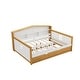 preview thumbnail 13 of 16, Wood House Daybed with Trundle and Bookcase